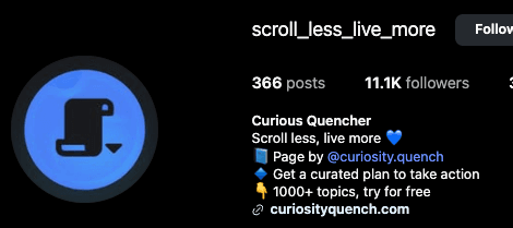 Good bio example