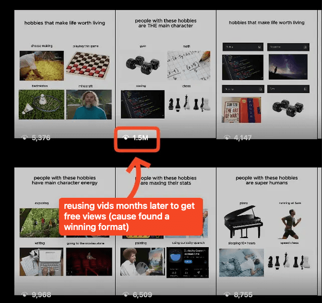 Winning format example 13